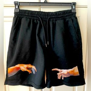 Graphic Shorts drawstring men's S by Shein whimsical y2k preppy